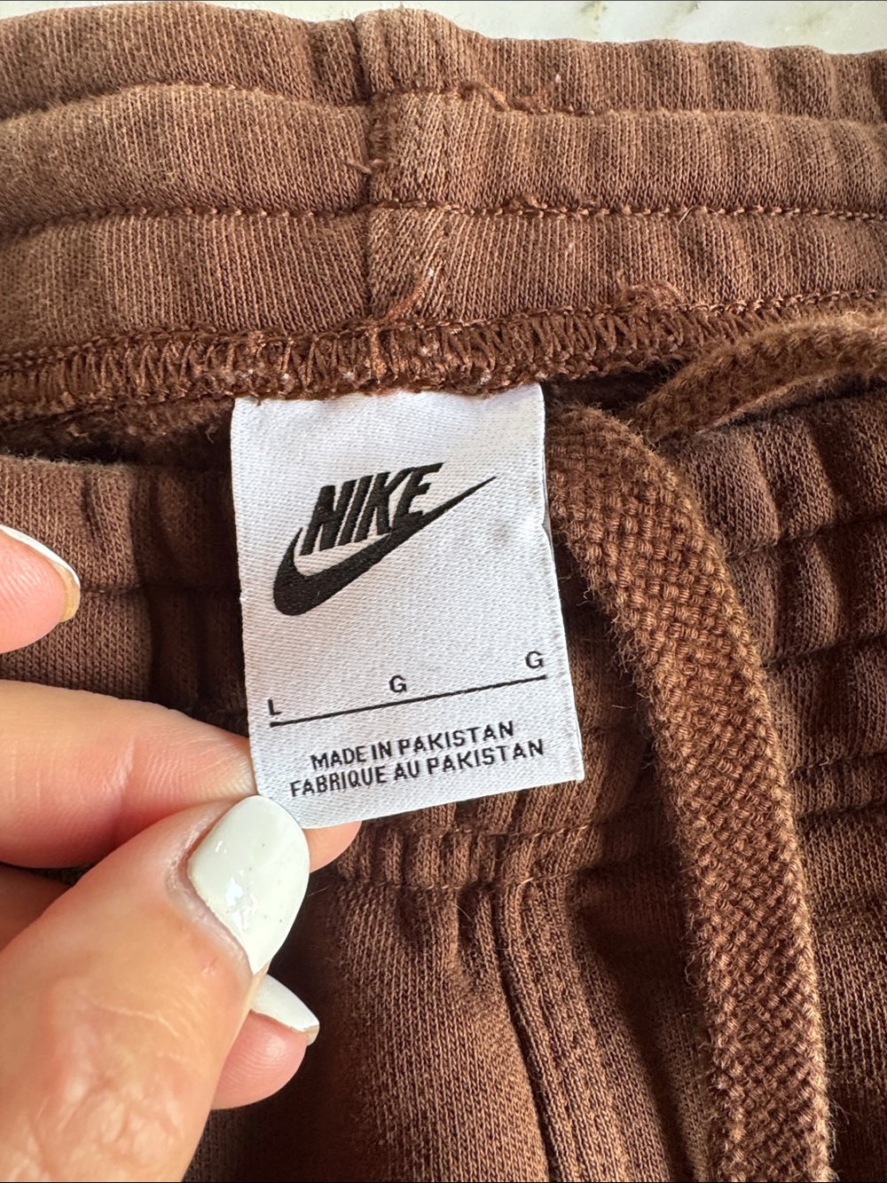 Nike Brown Fleece Joggers Track Suit Men’s Large - Picture 3 of 13